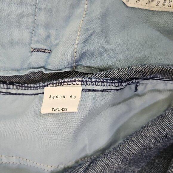 Vintage Dockers Jeans Men's 54x32 Pleated Denim High Rise 80s USA Made NWT NEW - Picture 7 of 16